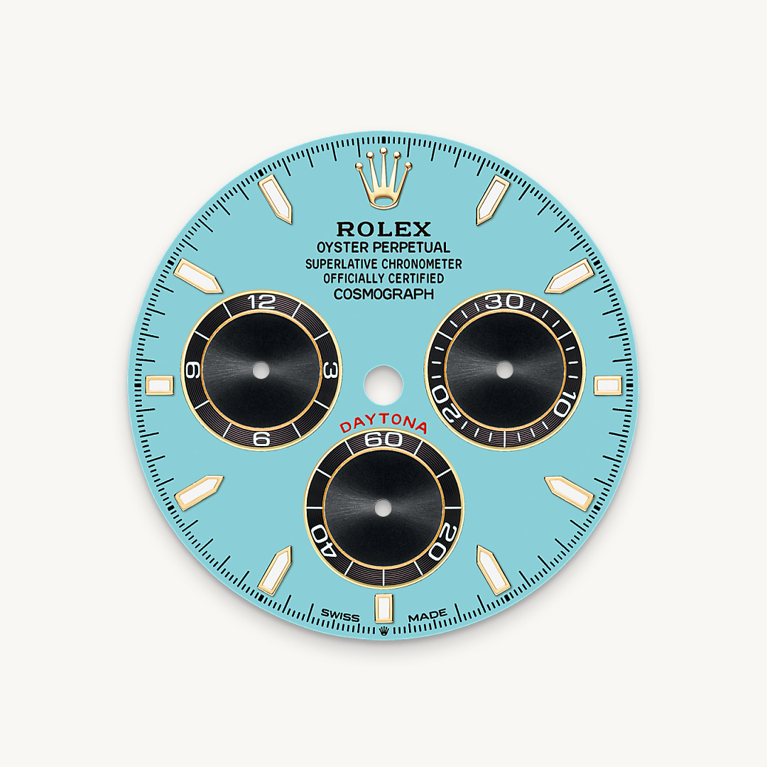 Dial biru turquoise