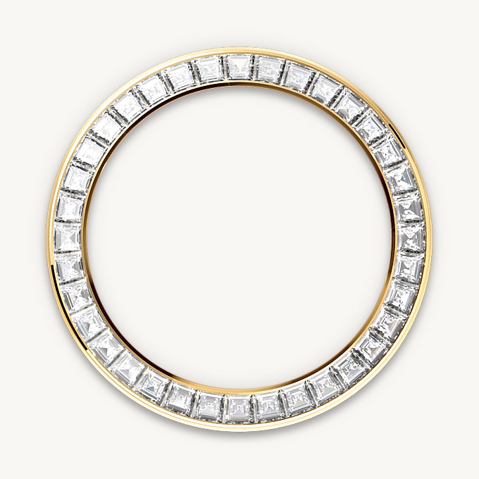 Bezel tampilan dengan berlian