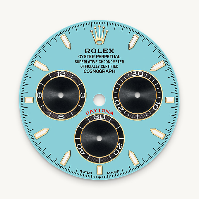 Dial biru turquoise