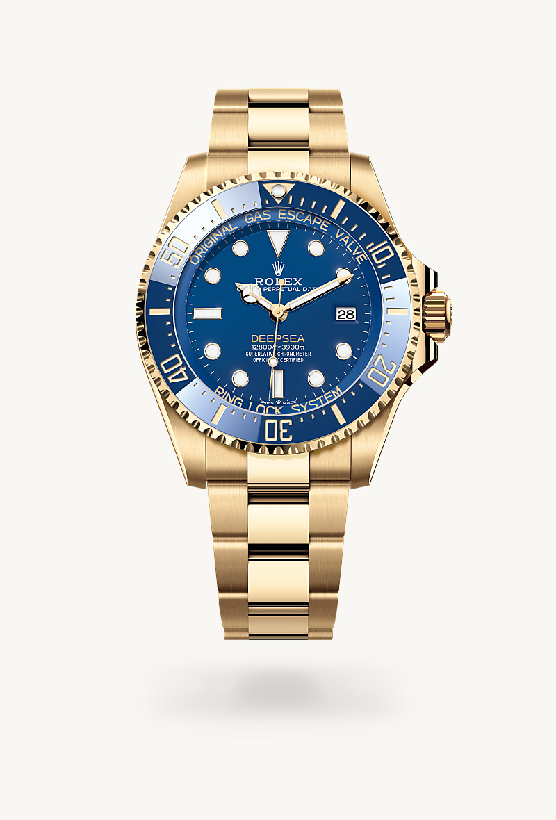 Oyster, 44 mm, emas kuning