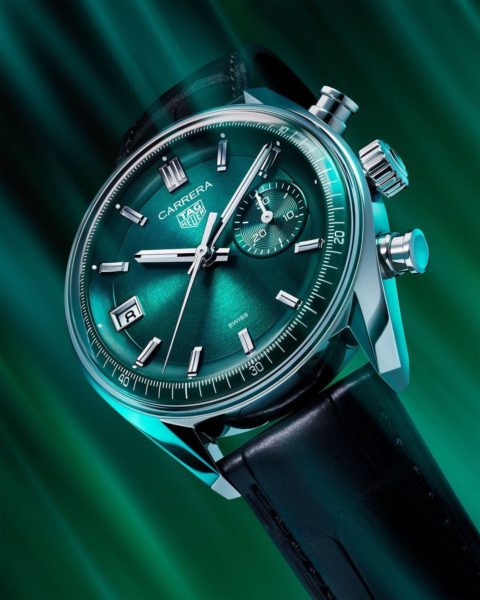 TAG Heuer Carrera Chronograph Teal Green Dial