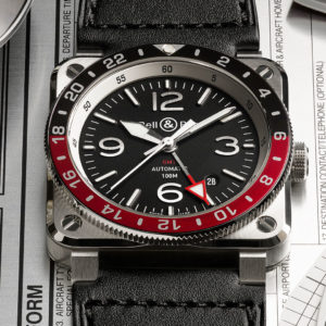 Bell & Ross BR 03-93 GMT Menampilkan 3 Zona Waktu