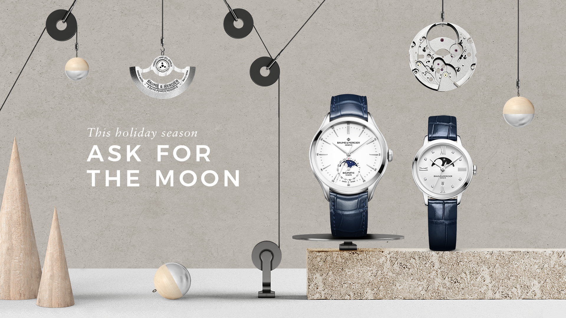 Rayakan Liburan Akhir Tahun dengan Baume & Mercier “Ask for the Moon”