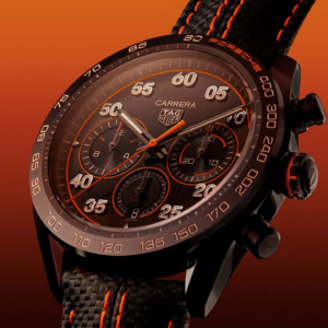 TAG Heuer Carrera Chronograph x Porsche Orange Racing, Jam Tangan Pencinta Kecepatan