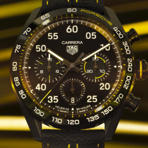 TAG Heuer Carrera x Porsche Kini dalam Sentuhan Kuning Sporty