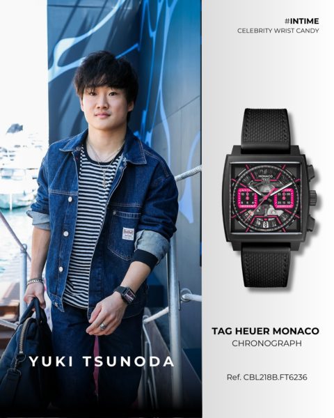 Yuki Tsunoda – TAG Heuer Monaco Chronograph Yuki Tsunoda – TAG Heuer Monaco Chronograph