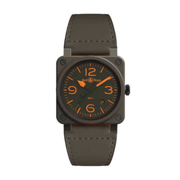 Bell & Ross BR 03-92 MA-1 Strap Kulit