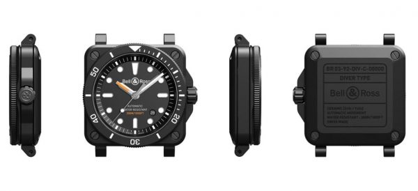 Bell & Ross dengan case persegi