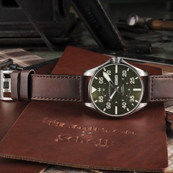 Khaki Pilot Schott 